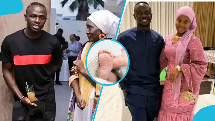 Sadio Mané honore sa mère lors de la cérémonie de baptême de sa fille